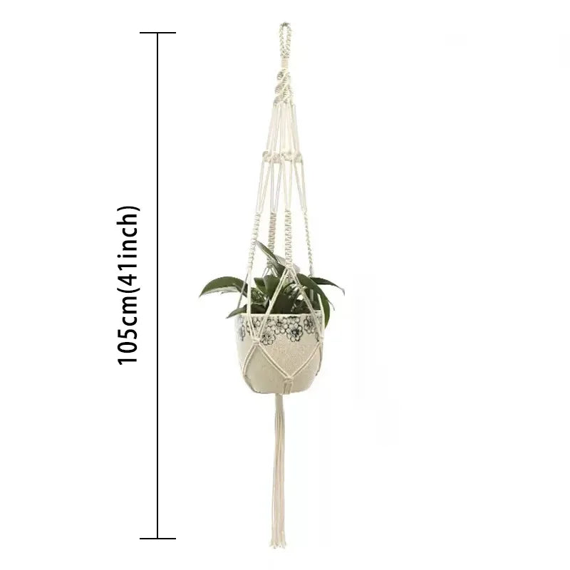 Macrame Hanging Flower Holder