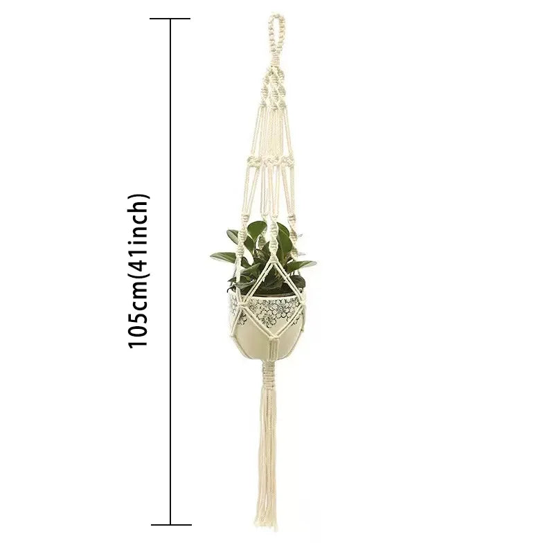 Macrame Hanging Flower Holder
