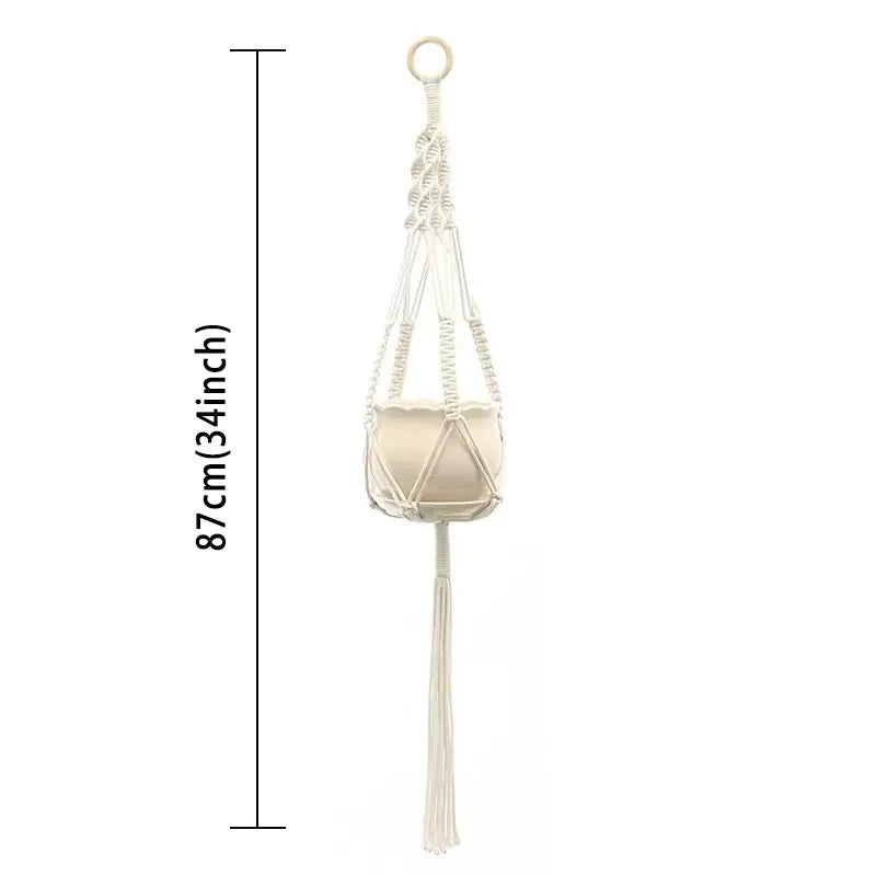 Macrame Hanging Flower Holder