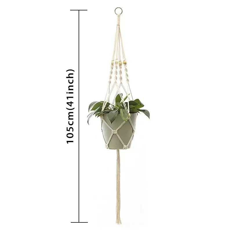Macrame Hanging Flower Holder
