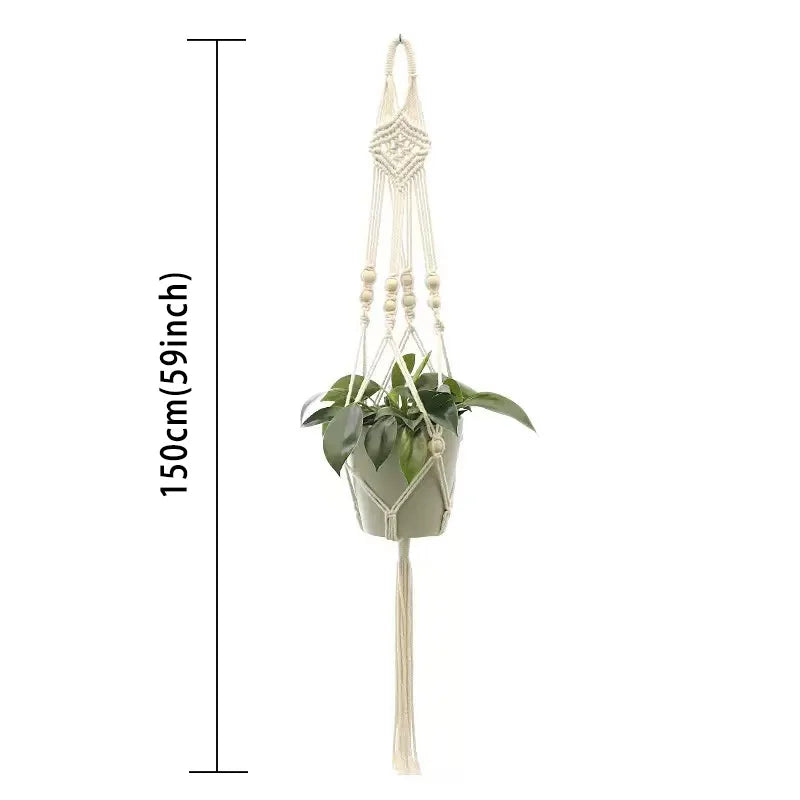Macrame Hanging Flower Holder