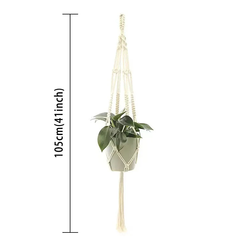 Macrame Hanging Flower Holder