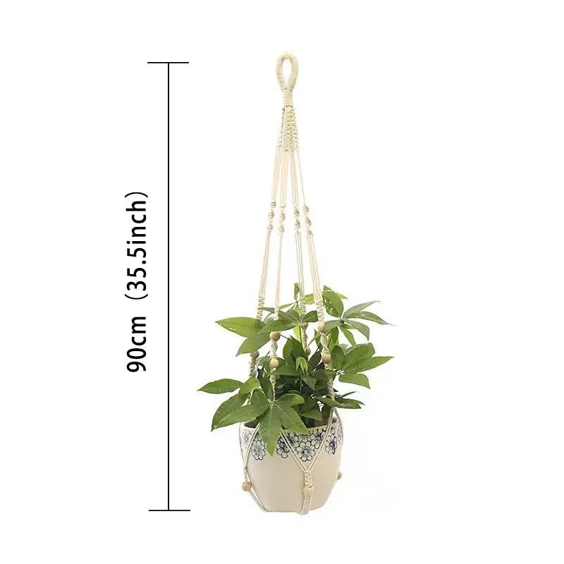 Macrame Hanging Flower Holder