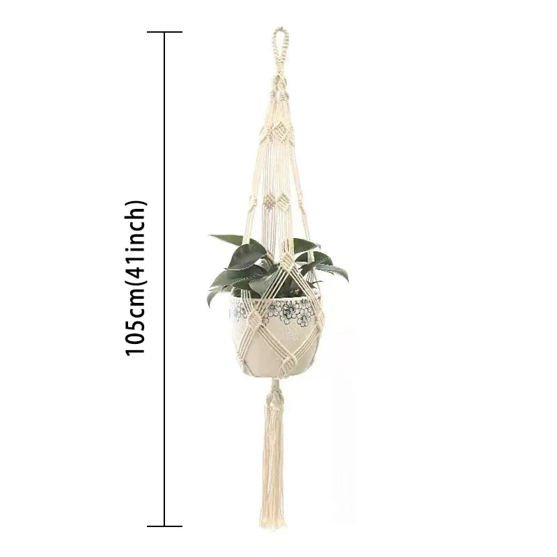 Macrame Hanging Flower Holder
