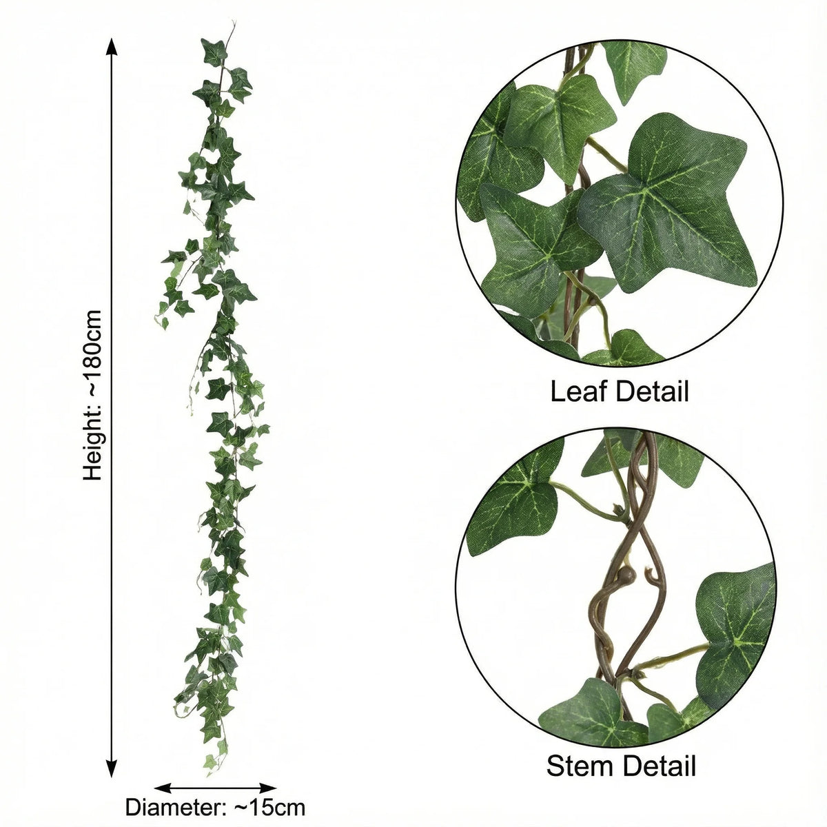 Artificial Boston Ivy Vine