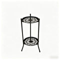 Two-Tier Metal Plant Stand
