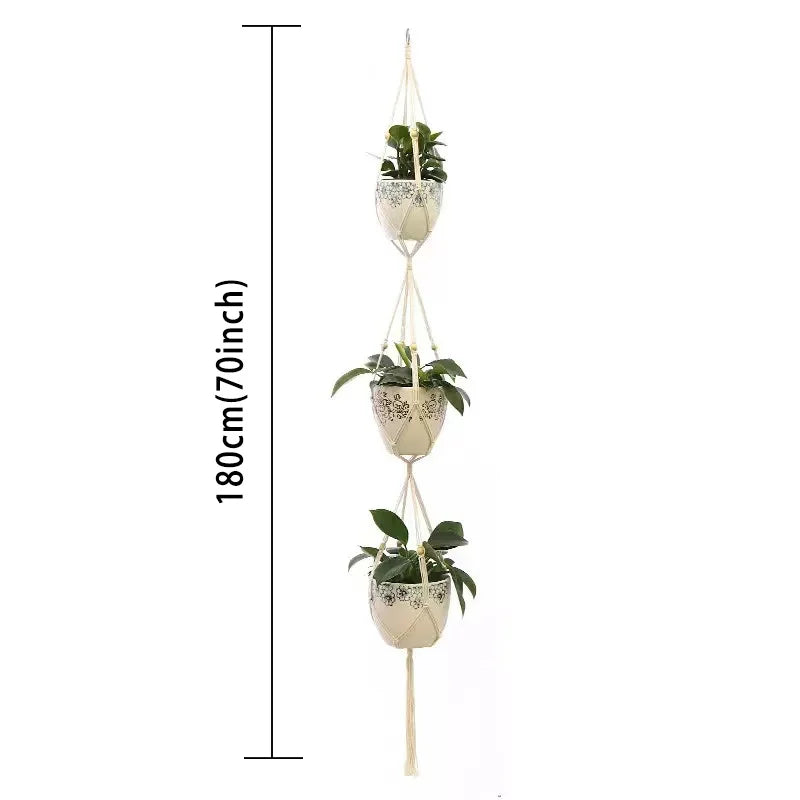 Macrame Hanging Flower Holder
