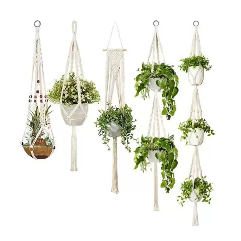 Macrame Hanging Flower Holder