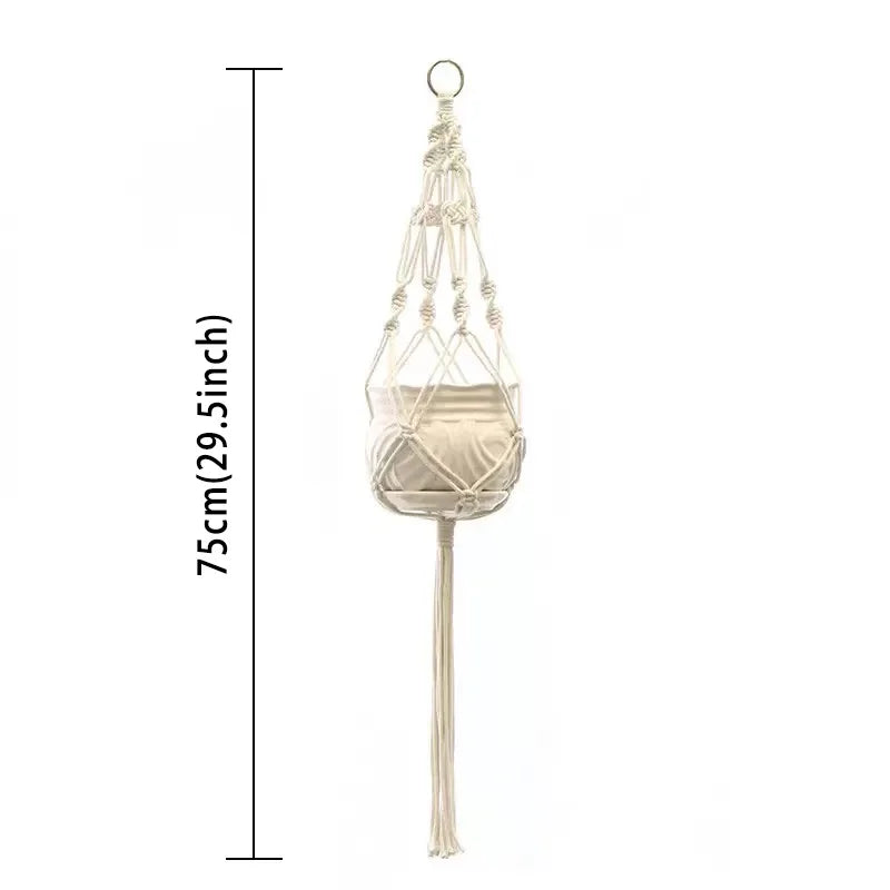 Macrame Hanging Flower Holder