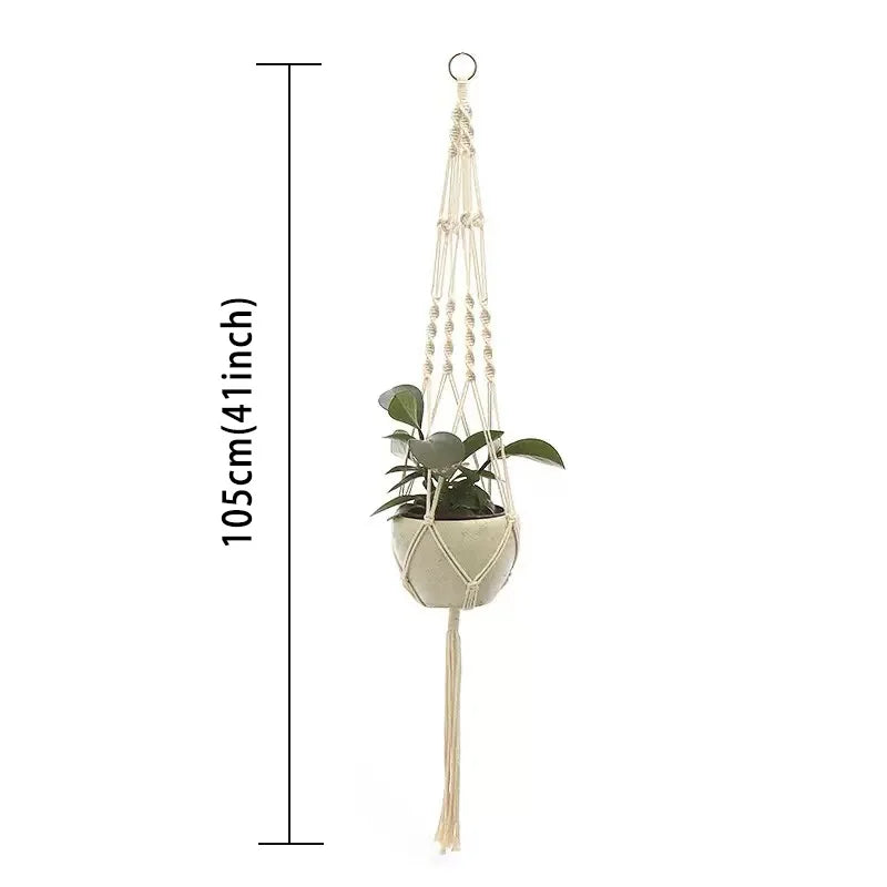 Macrame Hanging Flower Holder