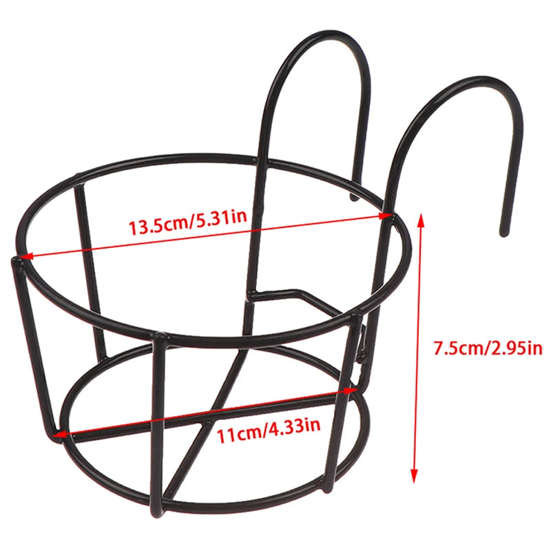 Hanging Iron Flower Pot Rack