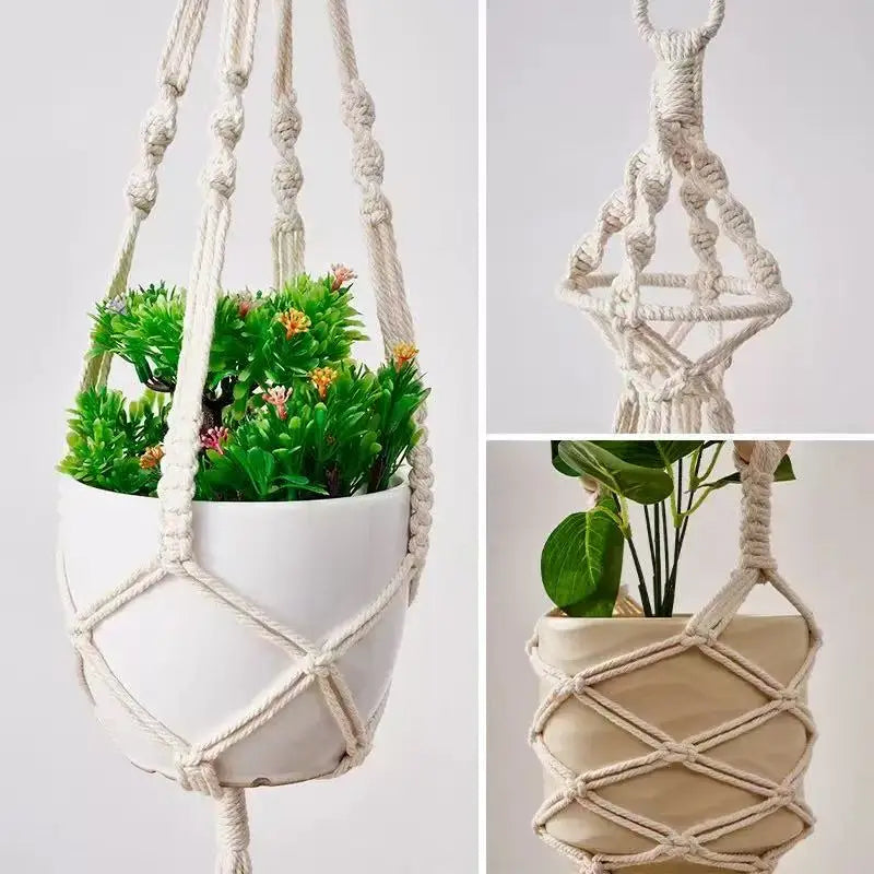 Macrame Hanging Flower Holder