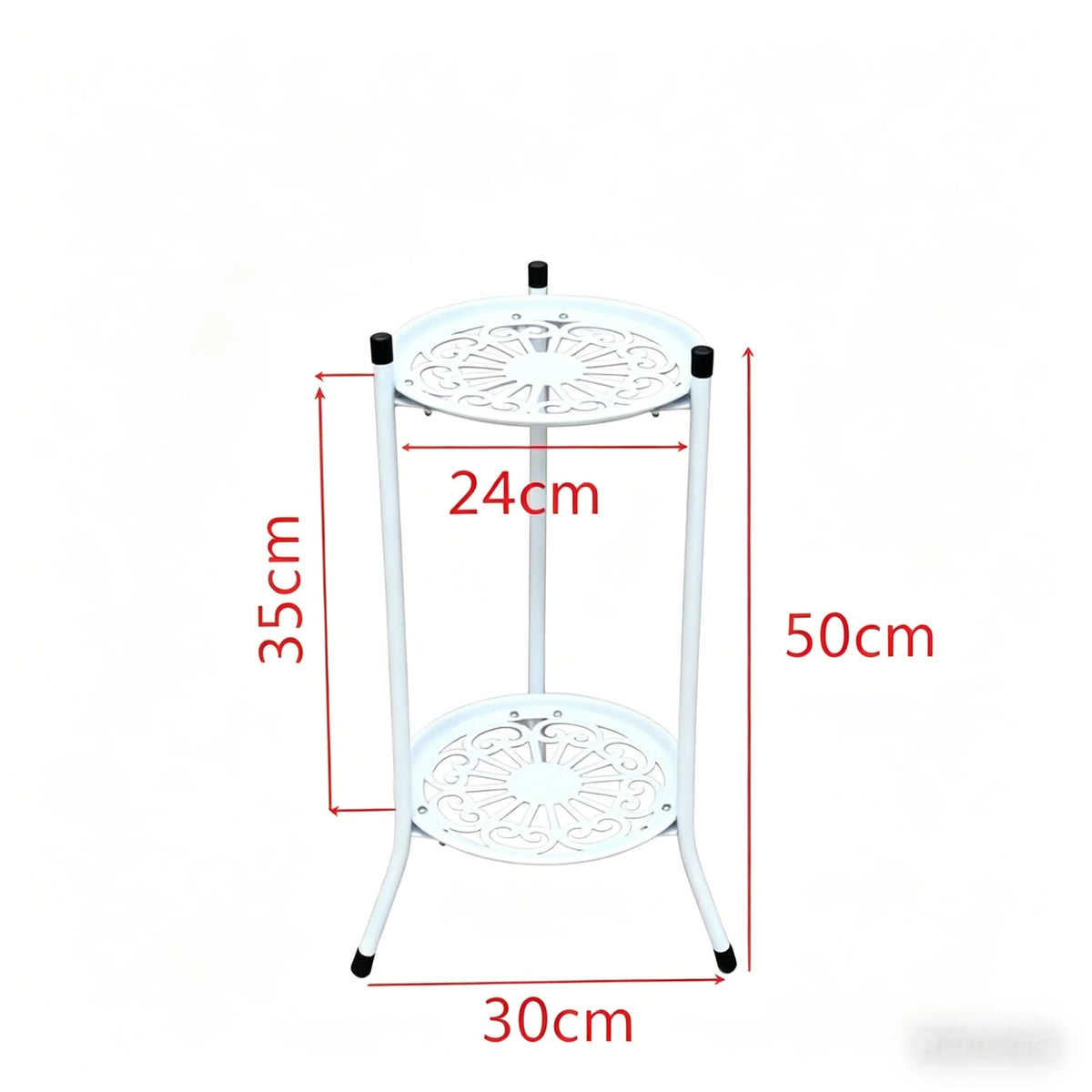 Two-Tier Metal Plant Stand