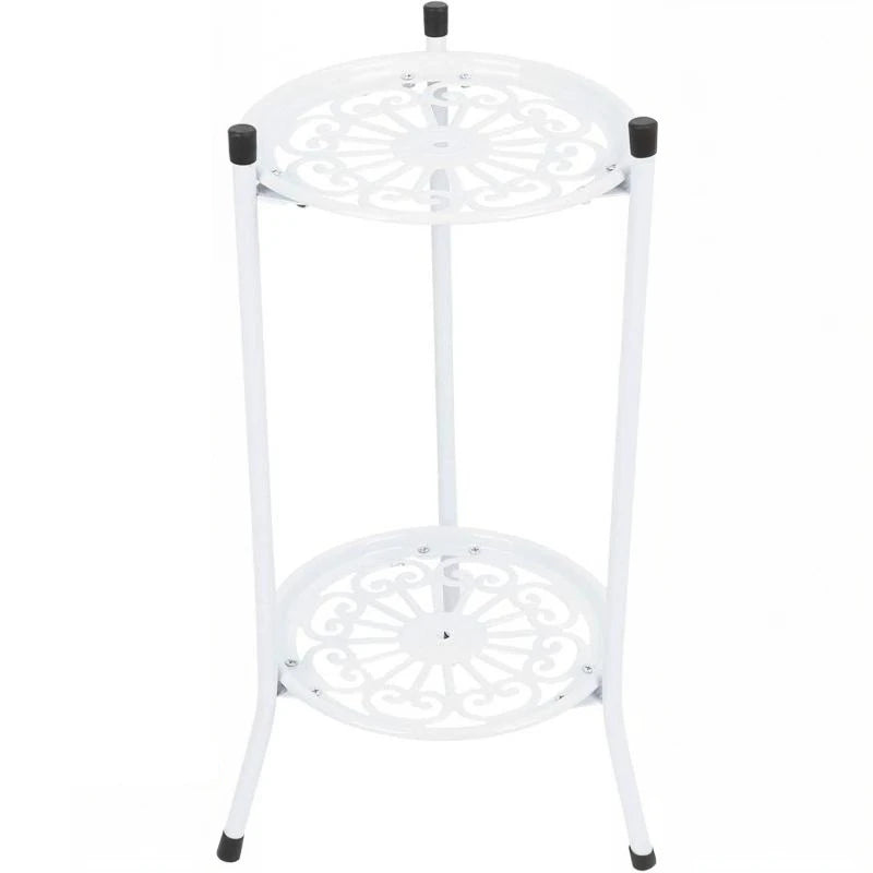Two-Tier Metal Plant Stand