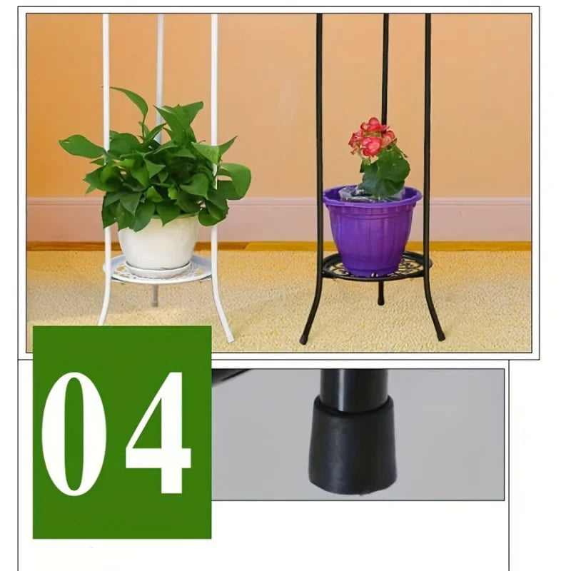 Two-Tier Metal Plant Stand